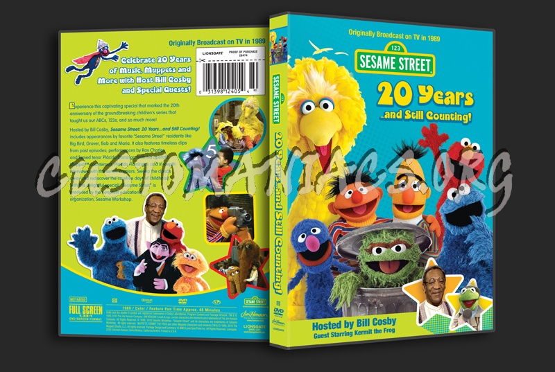 Sesame Street 20 Years and Still Counting! dvd cover