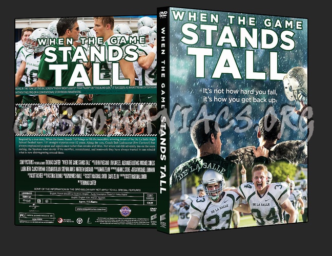 When the Game Stands Tall dvd cover