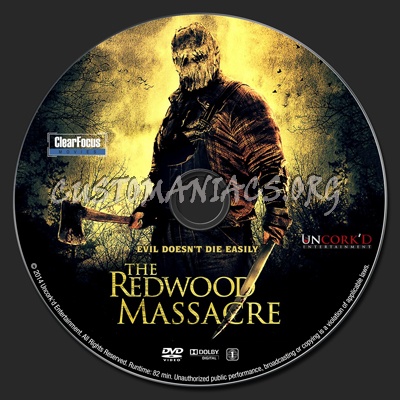 The Redwood Massacre dvd label