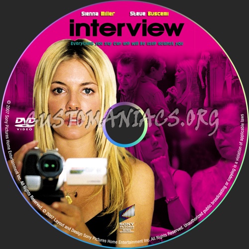 Interview dvd label