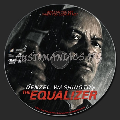 The Equalizer (2014) dvd label