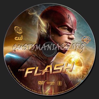 The Flash dvd label