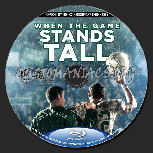 When The Game Stands Tall blu-ray label