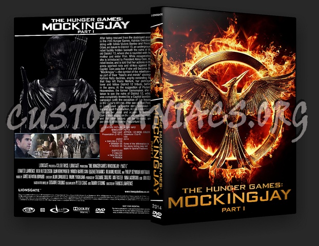 The Hunger Games: Mockingjay - Part 1 dvd cover