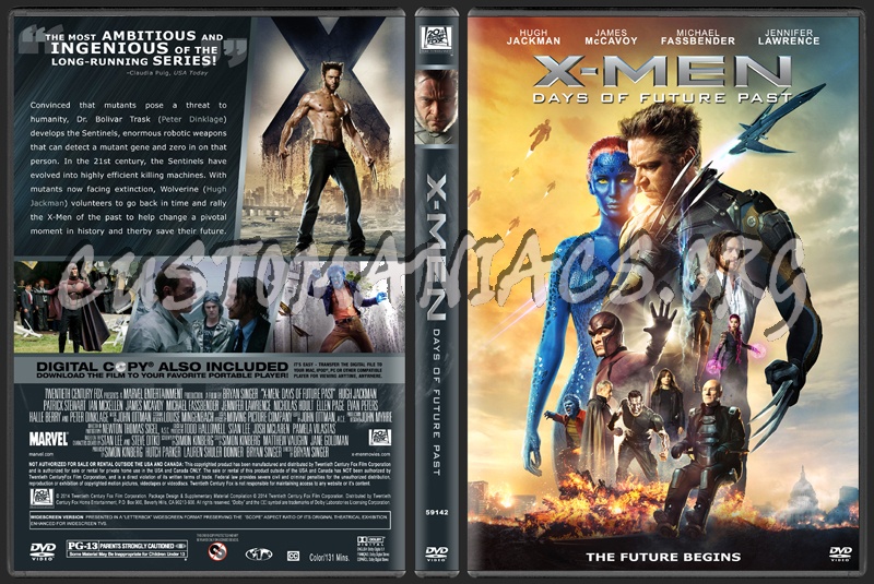 X-Men: Days Of Future Past dvd cover