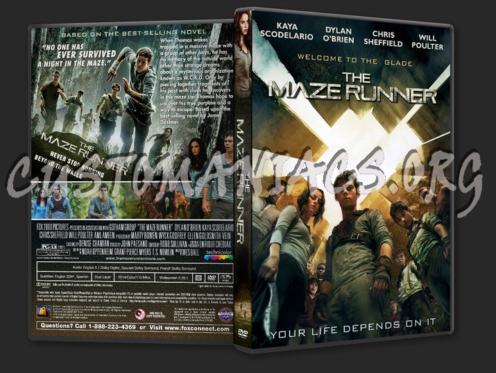 The Maze Runner dvd cover