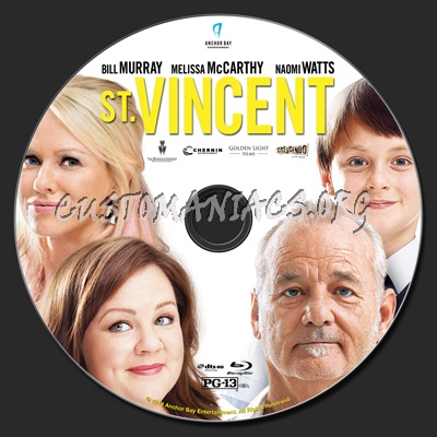 St. Vincent blu-ray label