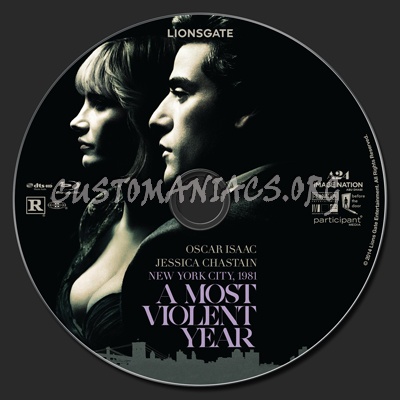 A Most Violent Year blu-ray label