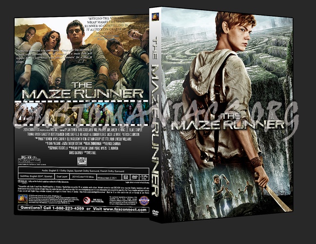 The Maze Runner dvd cover