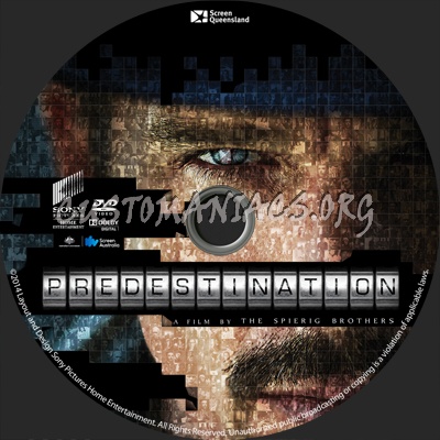 Predestination dvd label