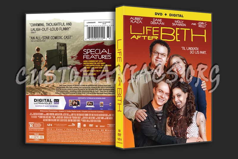 Life After Beth dvd cover