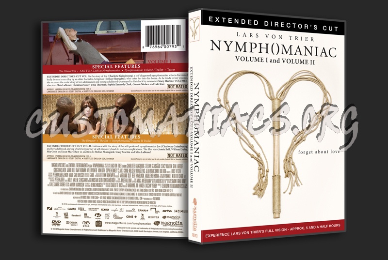 Nymphomaniac dvd cover