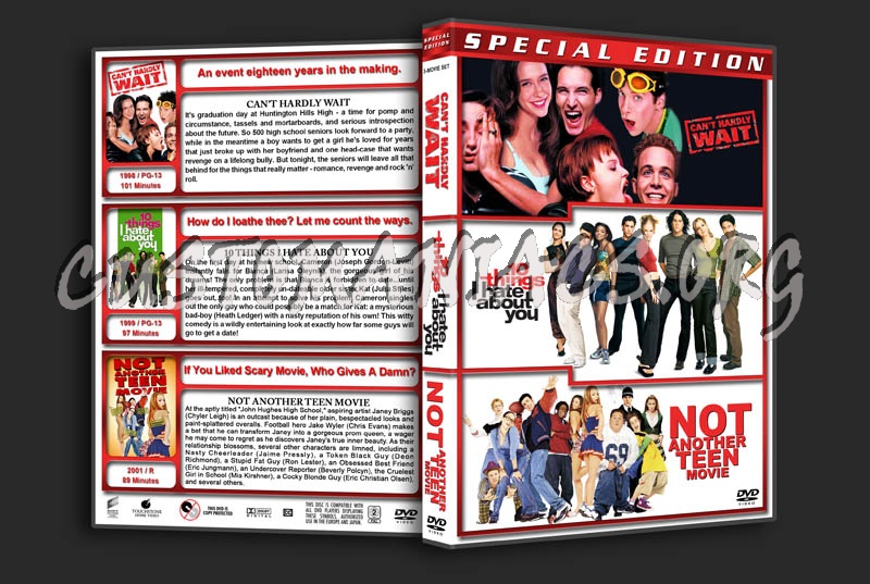 Teen Comedies Triple Feature dvd cover