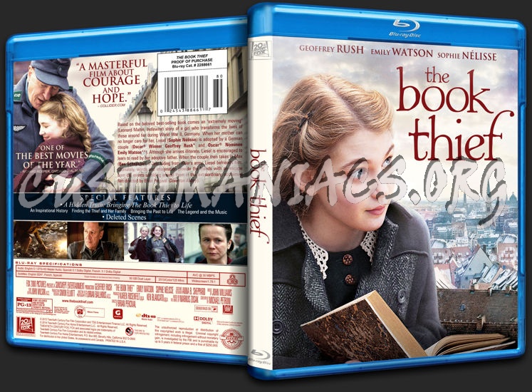 The Book Thief blu-ray cover