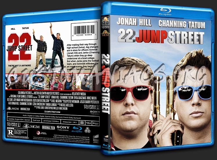 22 Jump Street blu-ray cover - DVD Covers & Labels by Customaniacs, id ...