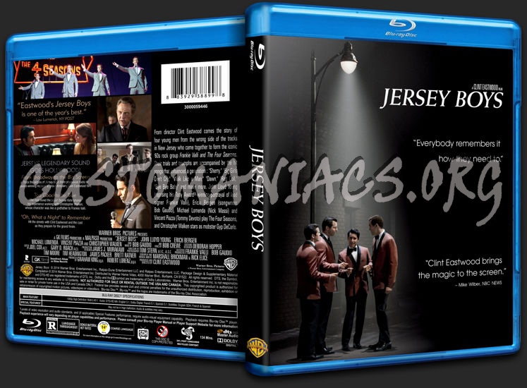 Jersey Boys blu-ray cover