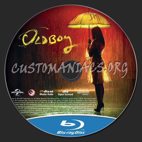 Oldboy blu-ray label