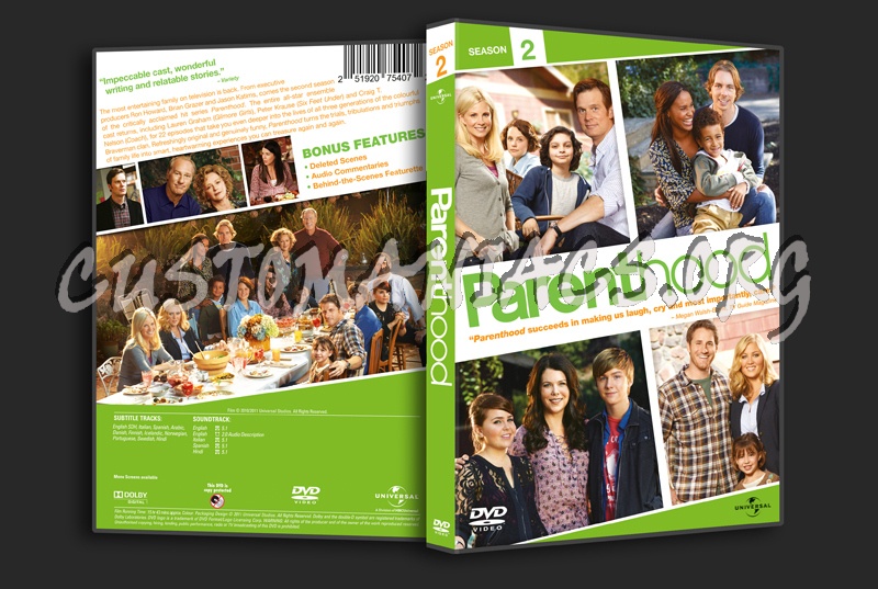 Parenthood Season 2 dvd cover