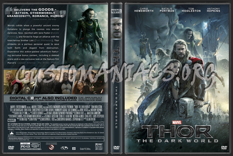 Thor: The Dark World dvd cover