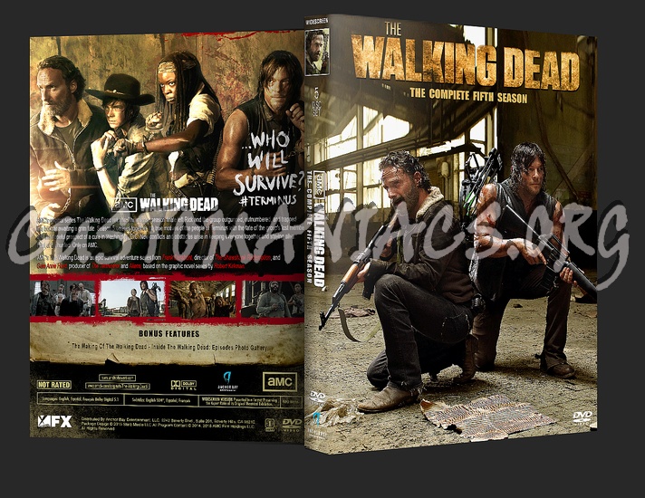 The Walking Dead Season 5 dvd cover