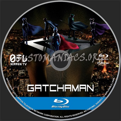 Gatchaman (2013) blu-ray label
