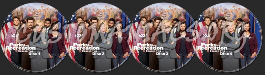 Parks and Recreation Season 2 dvd label