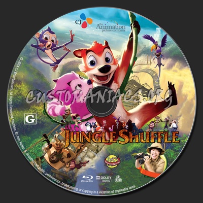 Jungle Shuffle blu-ray label