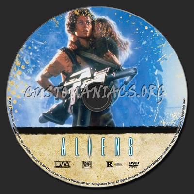 Aliens dvd label