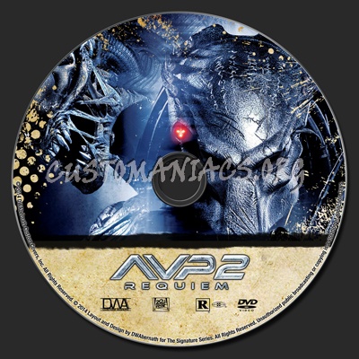 Alien vs. Predator: Requiem dvd label