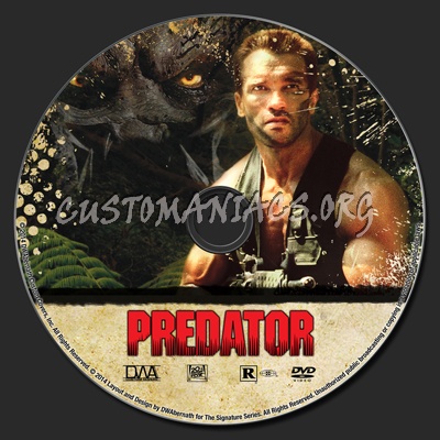 Predator dvd label