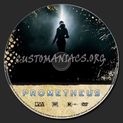 Prometheus dvd label