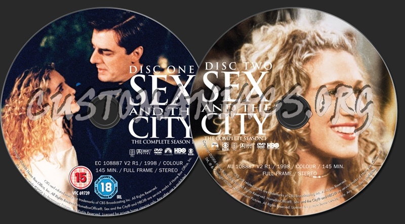 Sex And The City Season 1 Dvd Label Dvd Covers And Labels By