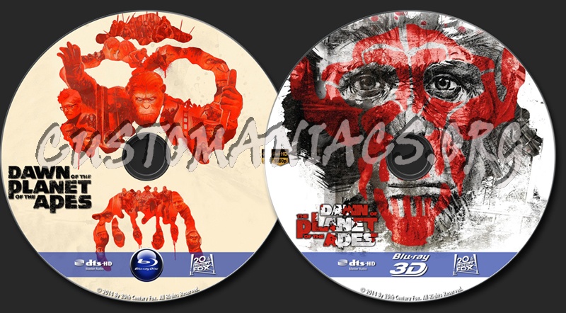 Dawn of the Planet of the Apes blu-ray label