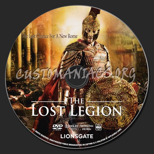 The Lost Legion dvd label