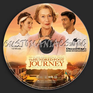 The Hundred Foot Journey dvd label