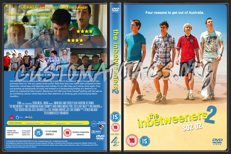 The Inbetweeners 2 dvd cover