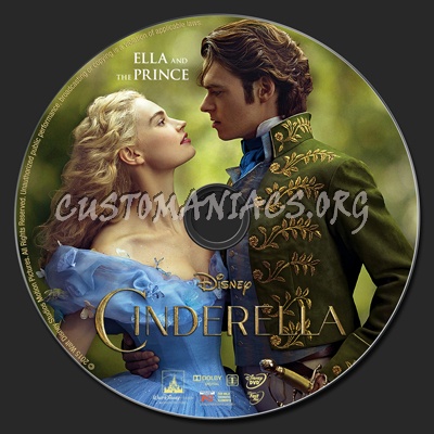 Cinderella (2015) dvd label