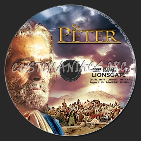 St Peter dvd label