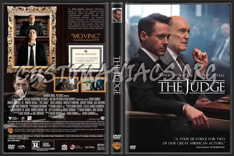 The Judge (2014) dvd cover