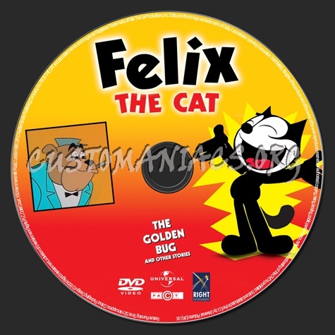 Felix the Cat The Golden Bug dvd label