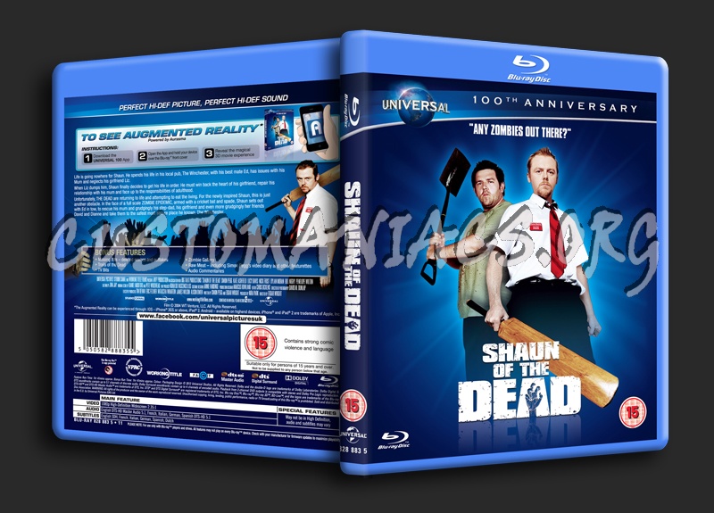 Shaun of the Dead blu-ray cover