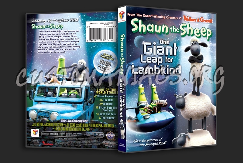 Shaun the Sheep One Giant Leap for Lambkind dvd cover