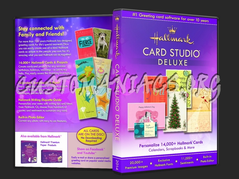 Hallmark Card Studio Deluxe 2014 dvd cover