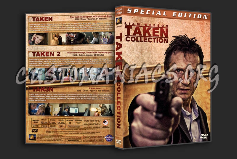 Taken Collection dvd cover