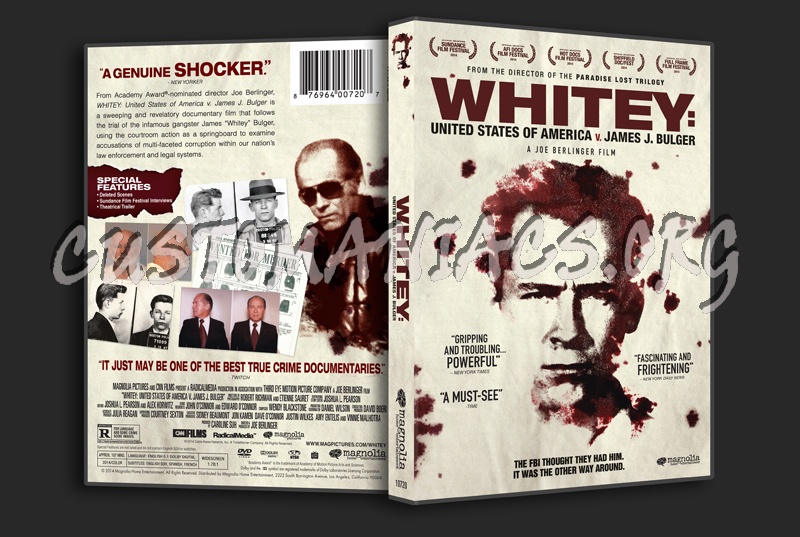 Whitey United States of America v james J Bulger dvd cover