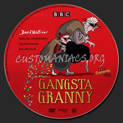 Gangsta Granny dvd label