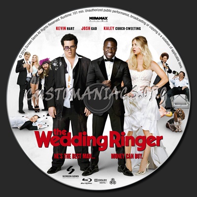 The Wedding Ringer blu-ray label