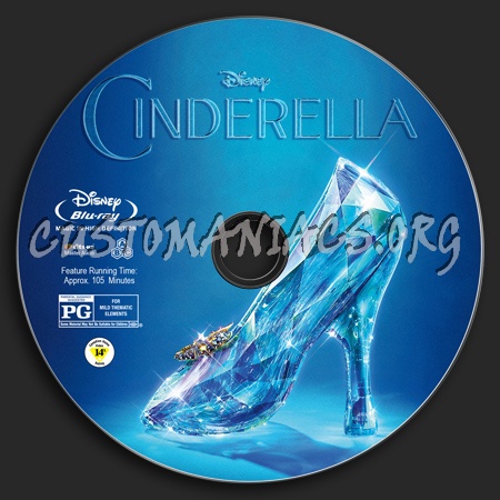 Cinderella blu-ray label