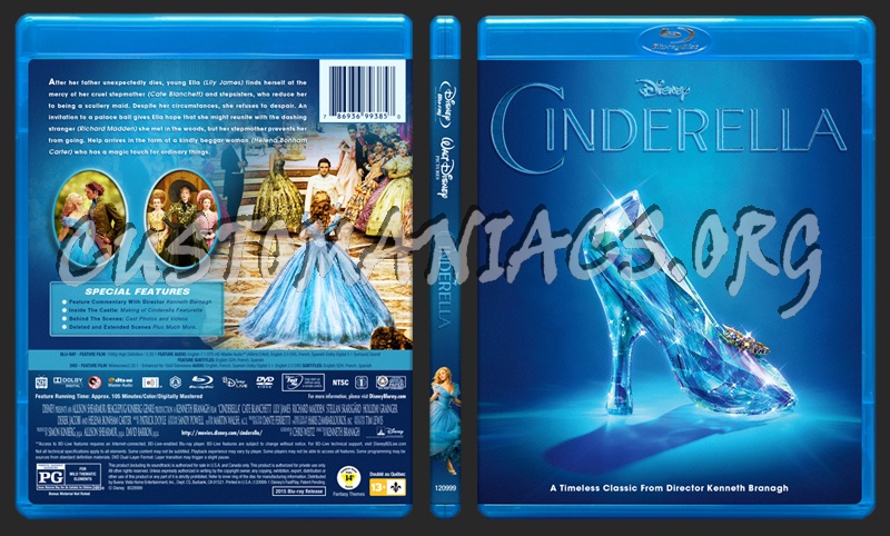 Cinderella blu-ray cover