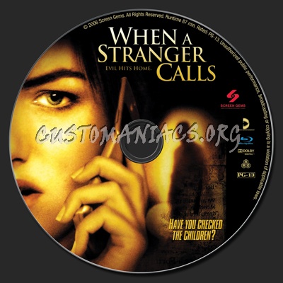 When a Stranger Calls (2006) blu-ray label